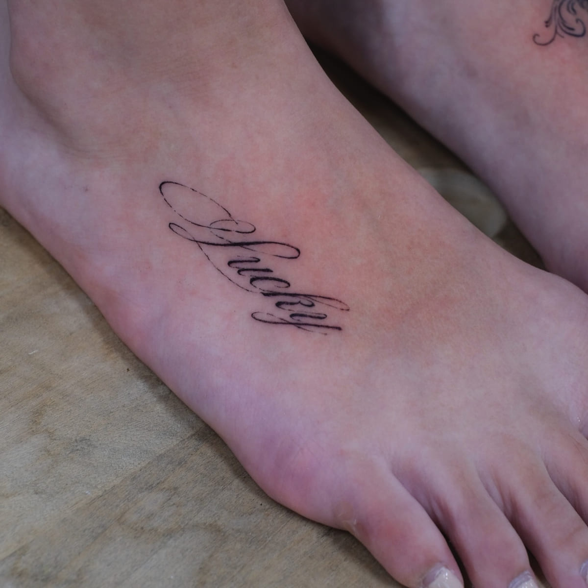 Script word: Lucky, another view