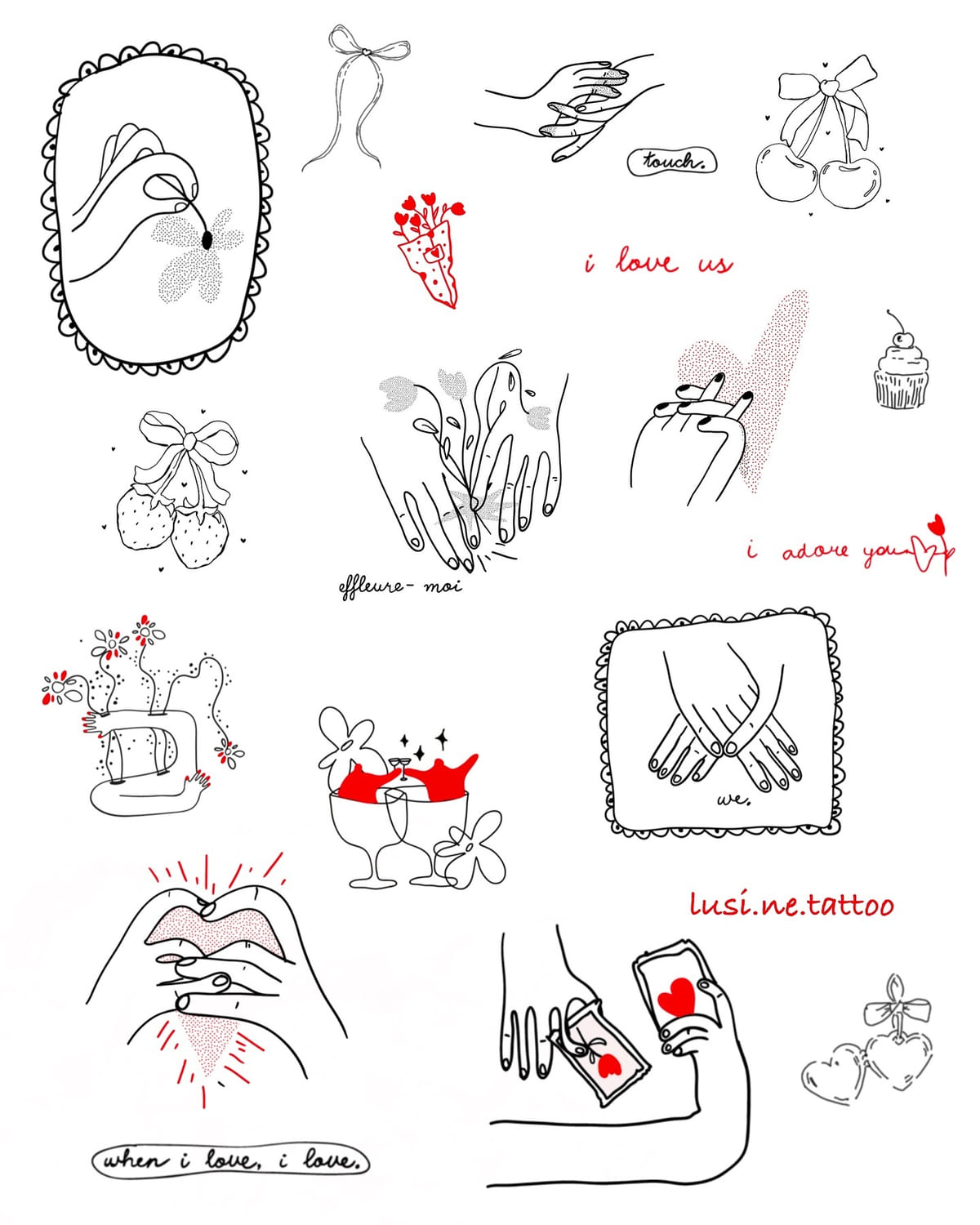 The hands sheet on white