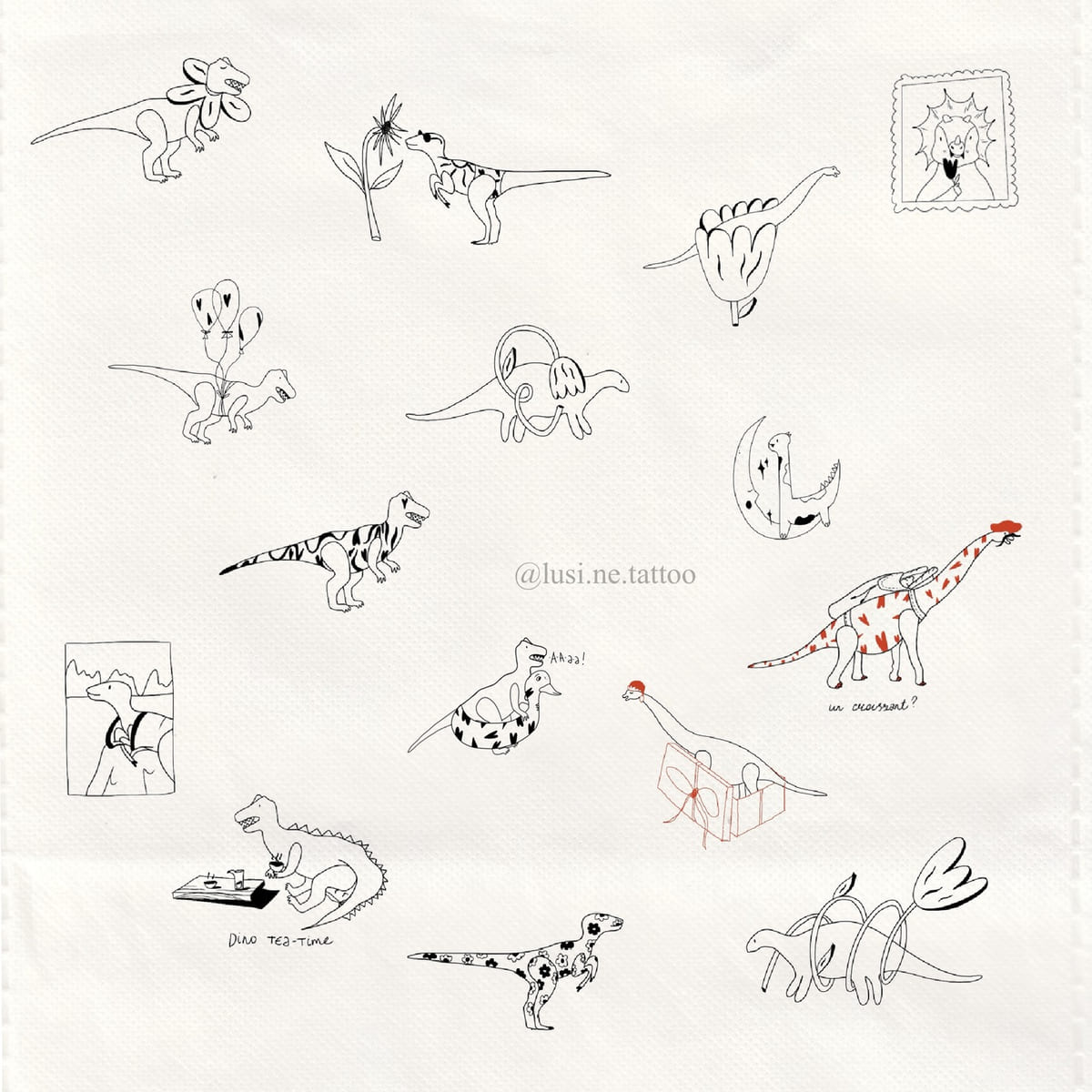 Dinosaur flash sheet